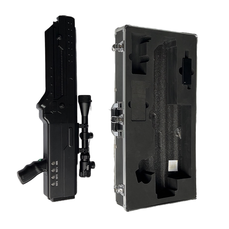  高台手持便携式枪型低空防御反制四通道A型