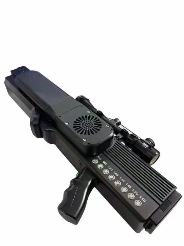  高台手持便携式枪型低空防御反制八通道